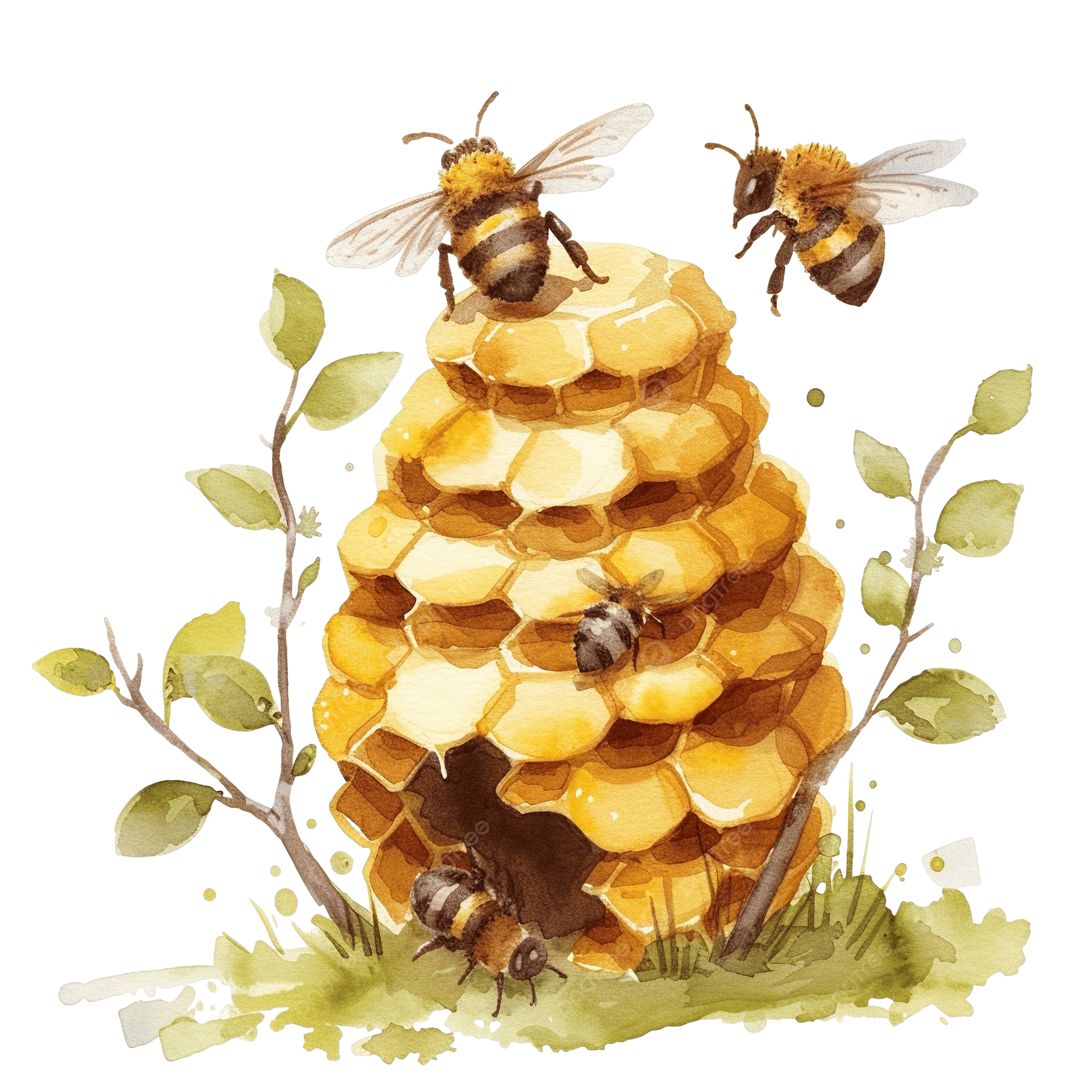 bee-and-honey-comb-joyful-bee-here-counselling